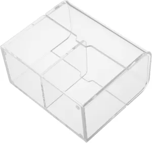 Chic Simple Design Acrylic Card Storage Box 12x10x6cm for Story Cards Flashcards Display