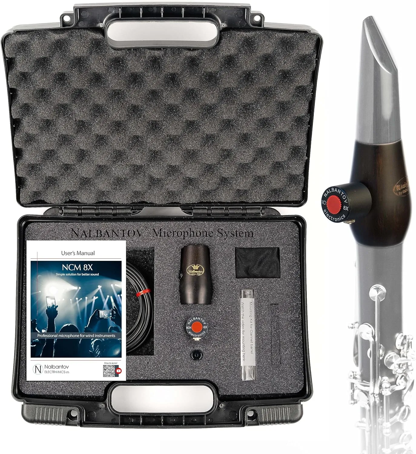 Clarinet Microphone NCM 8X SC Set NK4 for Buffet Crampon International