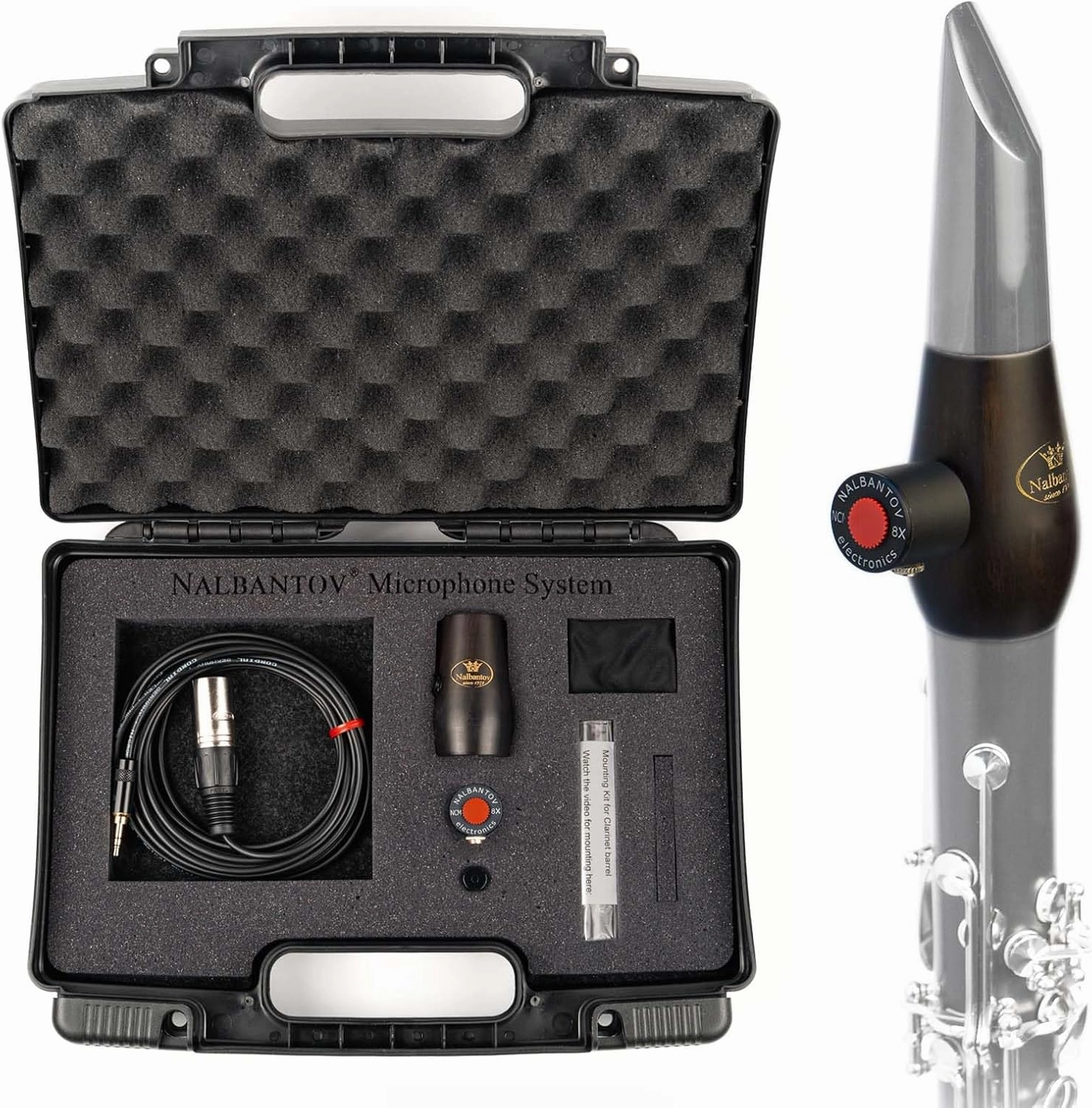Clarinet Microphone NCM 8X SC Set   NK5 for Buffet Crampon Prodige