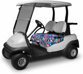 Classic Accessories for Vera Bradley Water-Resistant Golf Seat Blanket, 54 x 32 Inch, Happy Blooms