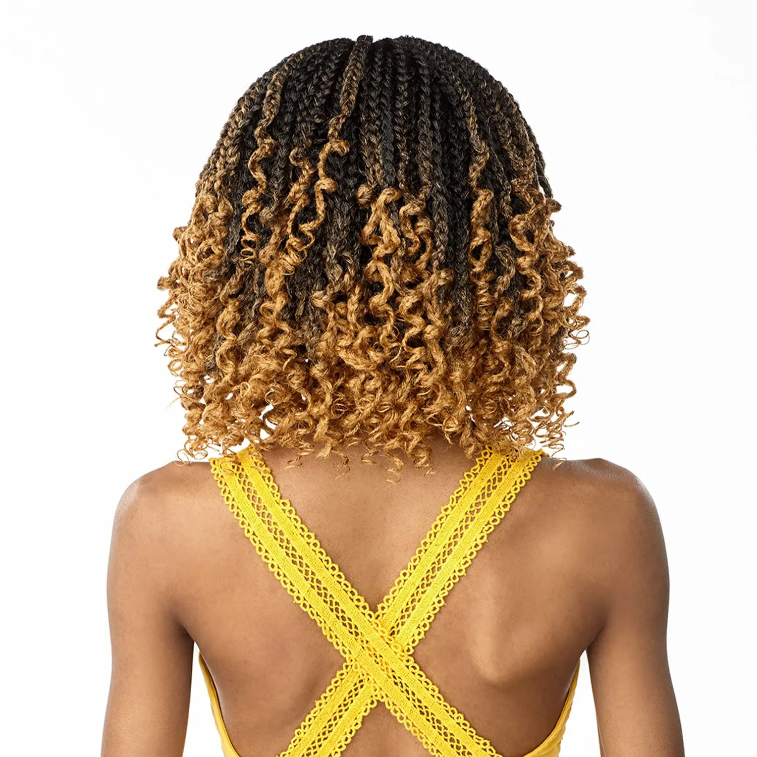 Cloud 9 Sensationnel Swiss Lace Wig 4X4 Lace Parting Feed-In Box Braid Twist 12" (1)