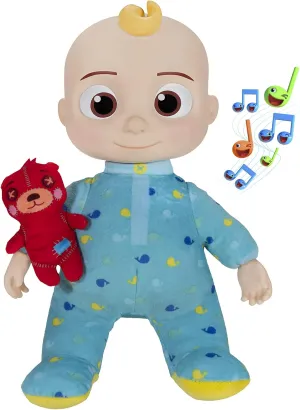 CoComelon CMW0146 JJ Musical Doll with Teddy Bear for Children from 18 Months