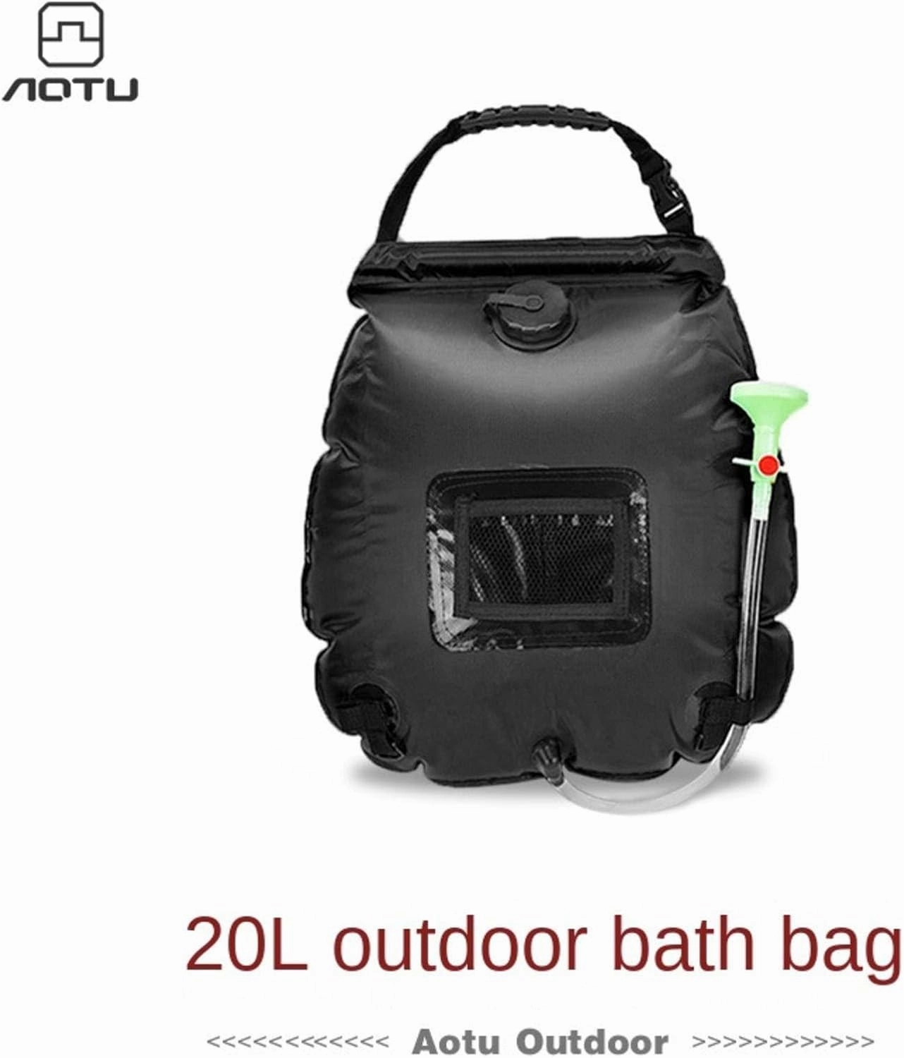 Concave-Convex Outdoor New 20L Solar Shower Bag Camping Bath Portable Bath Bag