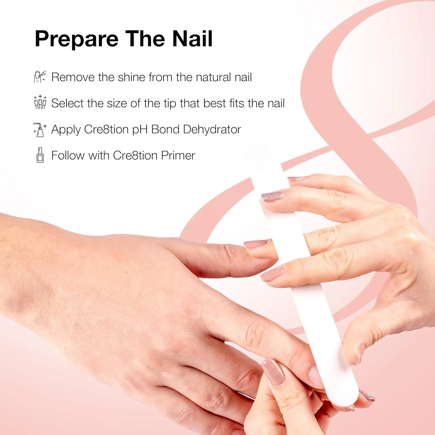 Cre8tion Soft Gel Nail Tips, Short Round Shape, 602 Tips in 14 Sizes (00-9) for Professional Nail Extensions