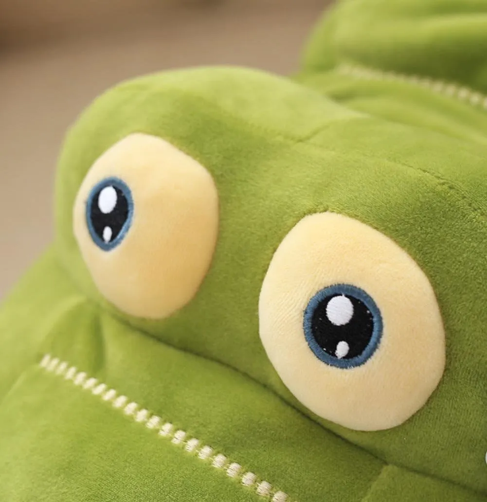 Crocodile Plush Toy Stuffed Animal 26 Inch Green Large Giant Alligator Animal Stuffed Plushies Super Soft Cute Cuddly Pillow Cushion Stuff Dolls Xmas Gift for Children Kids Boys Girls, 26Inches