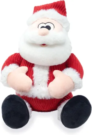 Cuddle Barn LOL Santa! - Animated Musical Ticklish Santa Claus Stuffed Plush Toy with Touch Sensor Tummy Sings Jingle Bells and Does a Jolly Laugh, 11"
