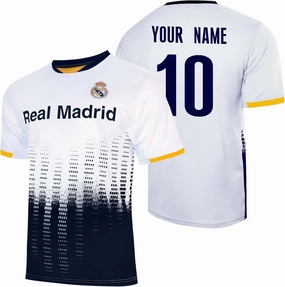 Custom Real Madrid Offically Licensed Jersey - Adult Soccer Game Day Jersey Inspired Shirt