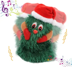 Cuteoy Musical Dancing Christmas Tree Plush Toy Singing Jingle Bells Swinging Electric Interactive Xmas Birthday Gift s for Toddlers Kids