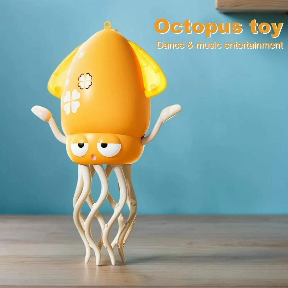 Dancing Octopus Toy, Smart Tentacle Explorer, 2025 New Electric Auto Avoid Crawling Octopus with Led,Electric Automatic Obstacle Avoidance Octopus (Pink)