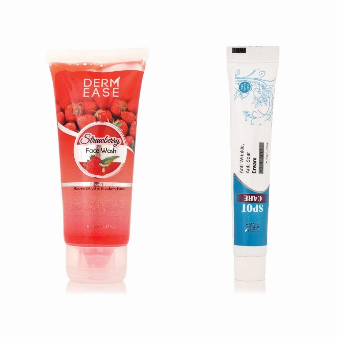 Dark Spot Reduction Face Cream and Face Wash Combo Set, Skin Brightening Treatment, 120ml