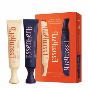 Day to Night Routine Program – 24H Korean 2 Pack Vegan Cream Set with Bounce It Day Cream (1.01 fl.oz) & Float It Night Cream (1.01 fl.oz) – For Hydrated, Balanced Skin with ChewyBeanFerment