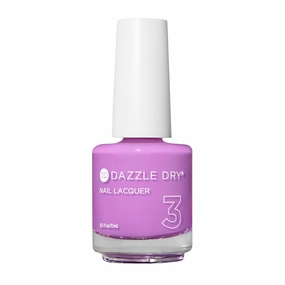 Dazzle Dry Nail Lacquer (Step 3) - In The Moment - A vibrant orchid purple. Full coverage cream. (0.5 fl oz)