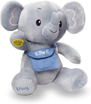 Dear Mommy Ellie E The Transitional Elephant Designed as a Transitional Toy, Ellie E Allows The Child to Feel Safe and Grounded During This Transition Ellie E The Talking Transitional Toy