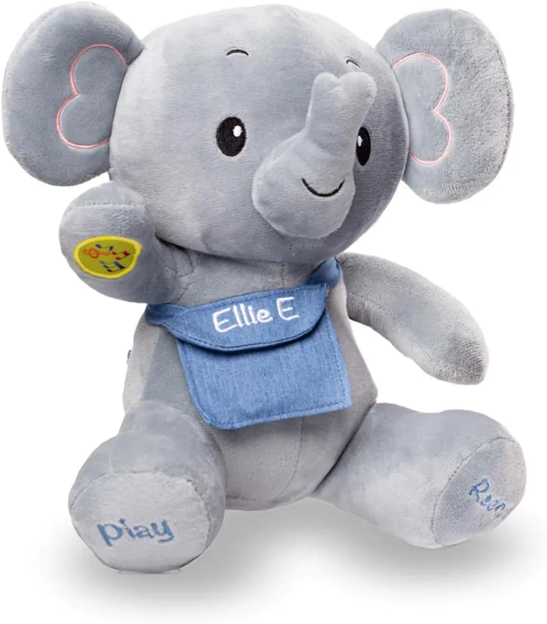 Dear Mommy Ellie E The Transitional Elephant Designed as a Transitional Toy, Ellie E Allows The Child to Feel Safe and Grounded During This Transition Ellie E The Talking Transitional Toy