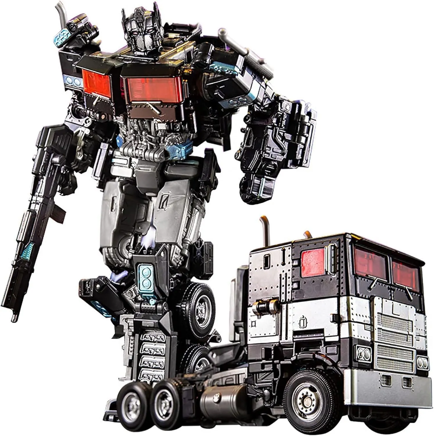 Deformation Action Figure Toy, Portable Car Model Alloy Deformed Robot Toy Gift for Kids Boys and Girls (7.08 inches)