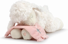 DEMDACO Goodnight Prayer Lamb Soft Pink 6 Inch Musical Childrens Plush Stuffed Animal