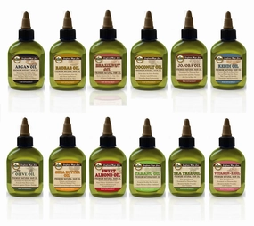Difeel Premium Natural Hair Oil Collection Complete 12 Piece Essential Oil Set