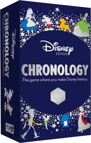 Disney Chronology Game – Family Game - Featuring 150 Disney Events - Make Disney History - Family Game for Night Disney Fans Ages 10 and Up
