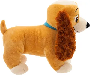 Disney Store Official Lady Plush from 'Lady and The Tramp' - 11-Inch Soft Toy - Classic Romantic Tale Memory, Cuddly Design Romance & Animated Film Fans