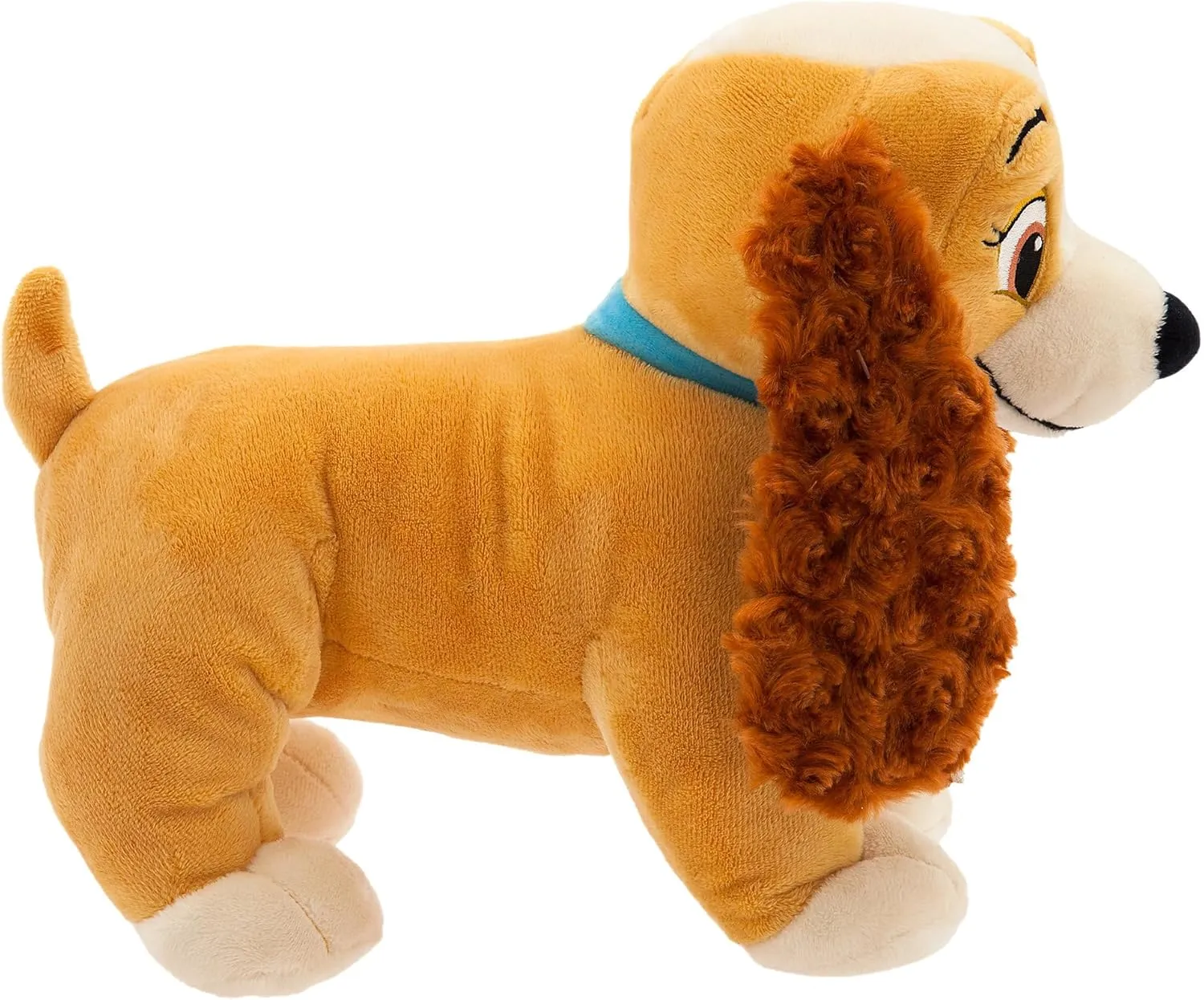 Disney Store Official Lady Plush from 'Lady and The Tramp' - 11-Inch Soft Toy - Classic Romantic Tale Memory, Cuddly Design Romance & Animated Film Fans