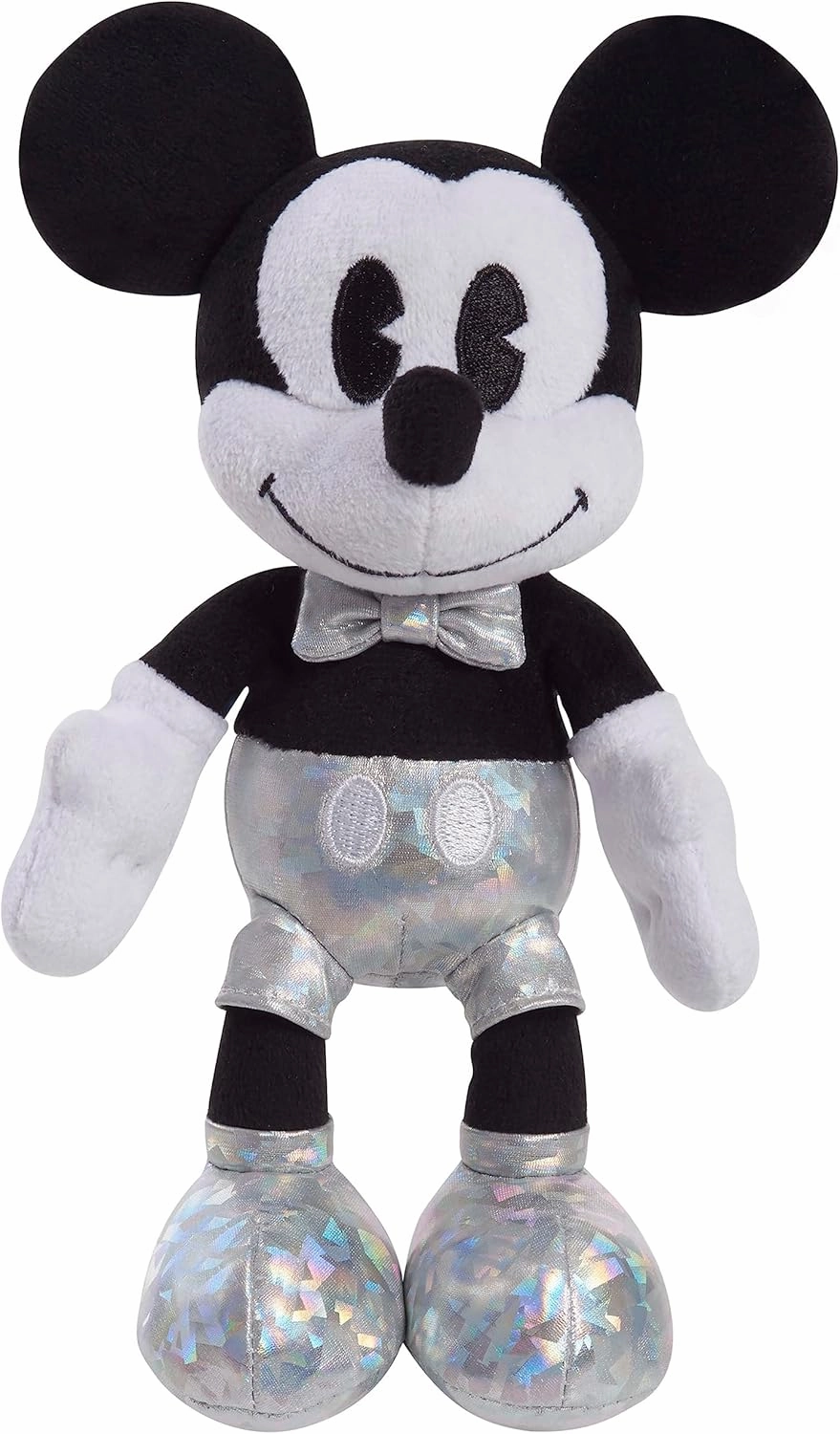 Disney100 Years of Wonder Mickey Mouse Small Plush Stuffed Animal, Kids Toys for Ages 2 Up by Just Play