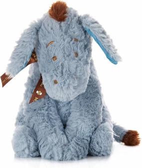 Disney Baby Classic Winnie the Pooh and Friends Stuffed Animal, Eeyore 9 Inches, 1 Count (Pack of 1), Gray,brown,blue