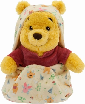 Disney Store Official Babies Collection: Stitch Pooh in Swaddle with Detailed Plush Features - Official Soft Toy - Stuffed Animals for Babies - Perfect for Fans & Kids