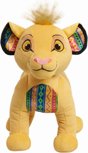 Disney The Lion King 30th Anniversary Simba Large Plush Stuffed Animal, 12-inch Plushie, Lion, Kids Toys for Ages 2 Up by Just Play