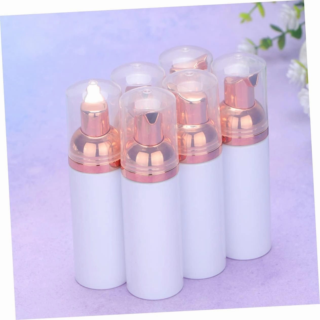 DOITOOL 30ml PET Plastic Foaming Dispenser Bottles 12 Bottle for Facial Travel Size Easy to Fill