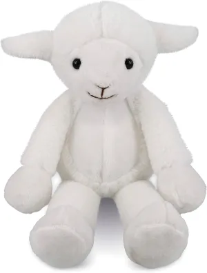 DolliBu Plush Lamb Stuffed Animal - Soft Huggable Long Leg Lamb, Adorable Playtime Plush Toy, Cute Farm Life Cuddle Gift for Kids and Adult - 10.5 Inches