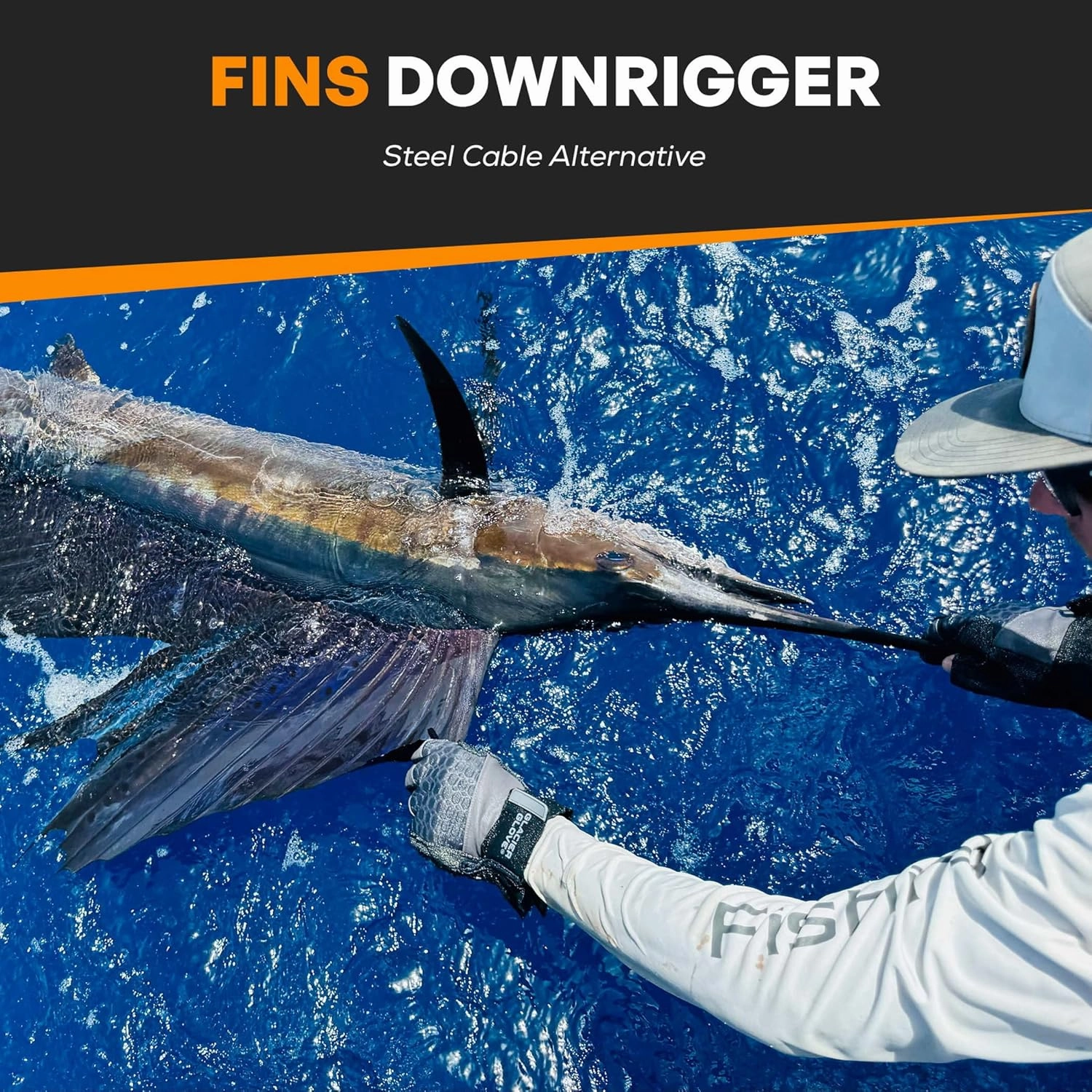 Downrigger Braid - USA Made - Rust-Free Deep Sea Fishing Line, Reduces Blow-Back, No Kink High-Performance Braided Cable Alternative
