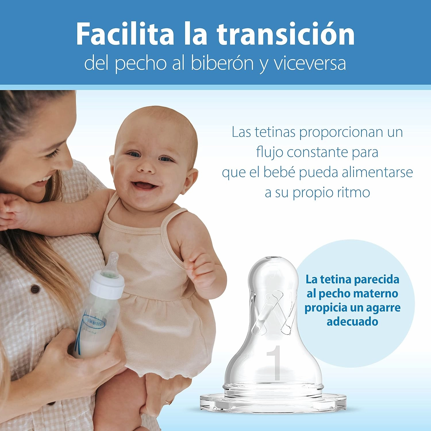 Dr. Brown's Natural Flow Baby Feeding Set with Anti-Colic Bottles, Transition Cup, Brush, and Silicone Pacifiers