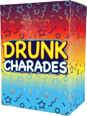 Drunk Charades – Hilarious Adult Drinking Game for Parties - Fun Word Guessing Game for Adults, Perfect for Game Nights, Birthdays, and Get-Togethers