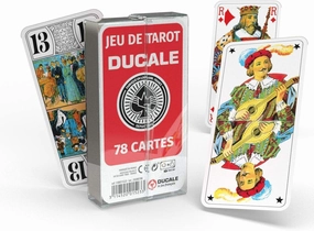 Ducale, Le jeu Français Tarot Game 78 Cards – Ages 6 Years and Up Plastic Box Multi-Coloured