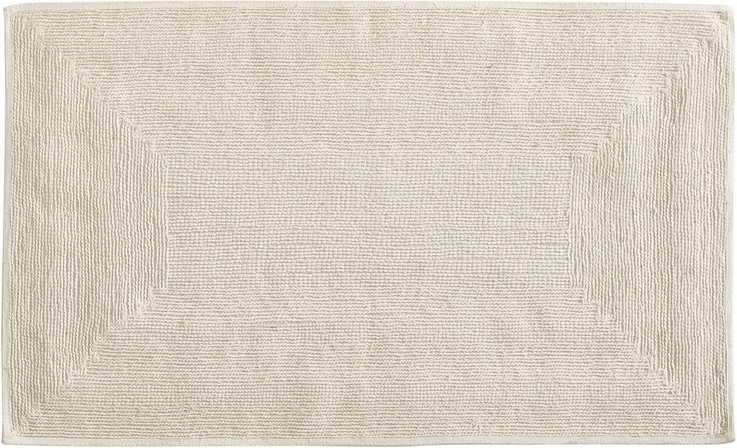 Eddie Bauer - Bath Rug, Soft Plush Tufted with Skid-Resistant Backing, Quick Dry & Super Absorbent (Logan Beige, 24" x 40")