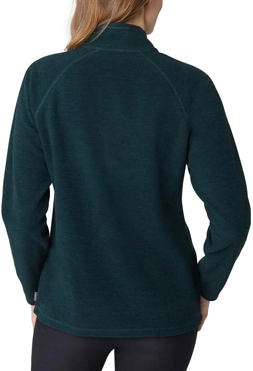 Eddie Bauer Women's Ultra Soft Fleece 1/4 Zip Long Sleeve Pullover Top