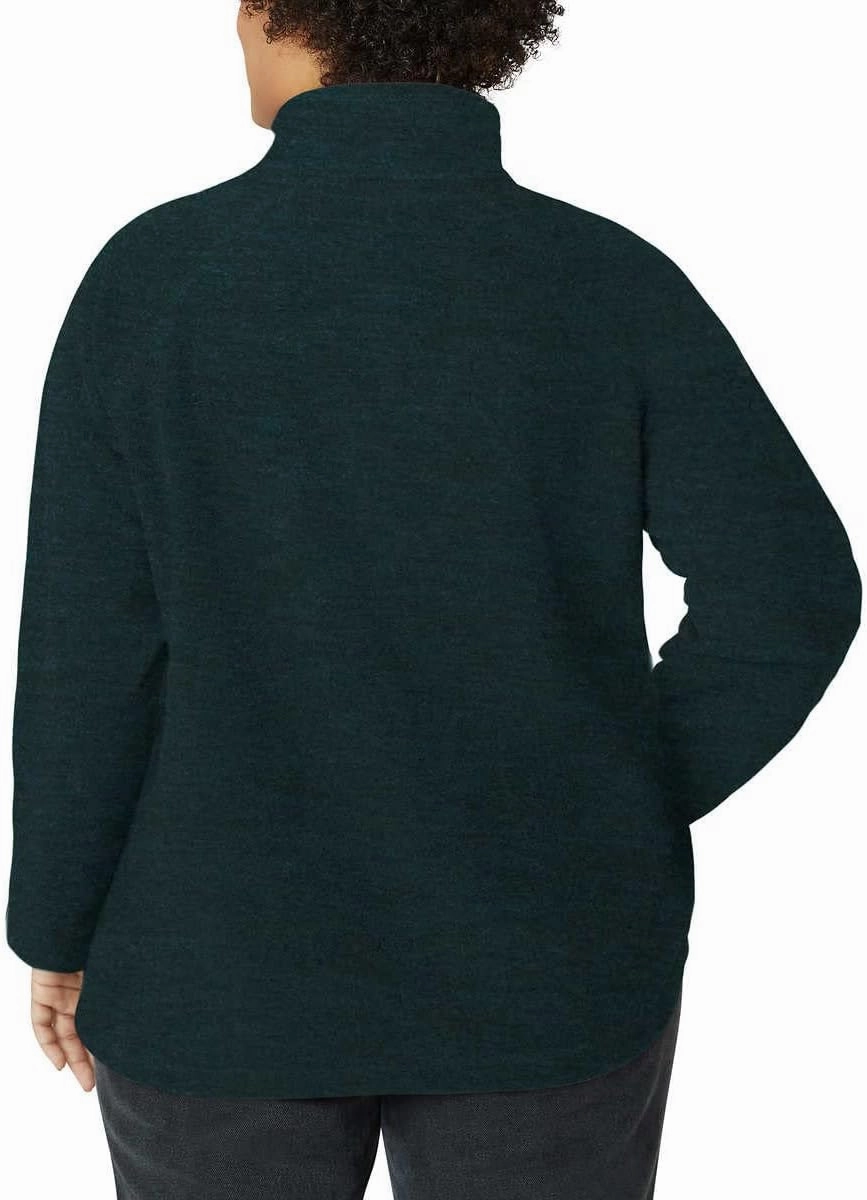 Eddie Bauer Women's Ultra Soft Fleece 1/4 Zip Long Sleeve Pullover Top