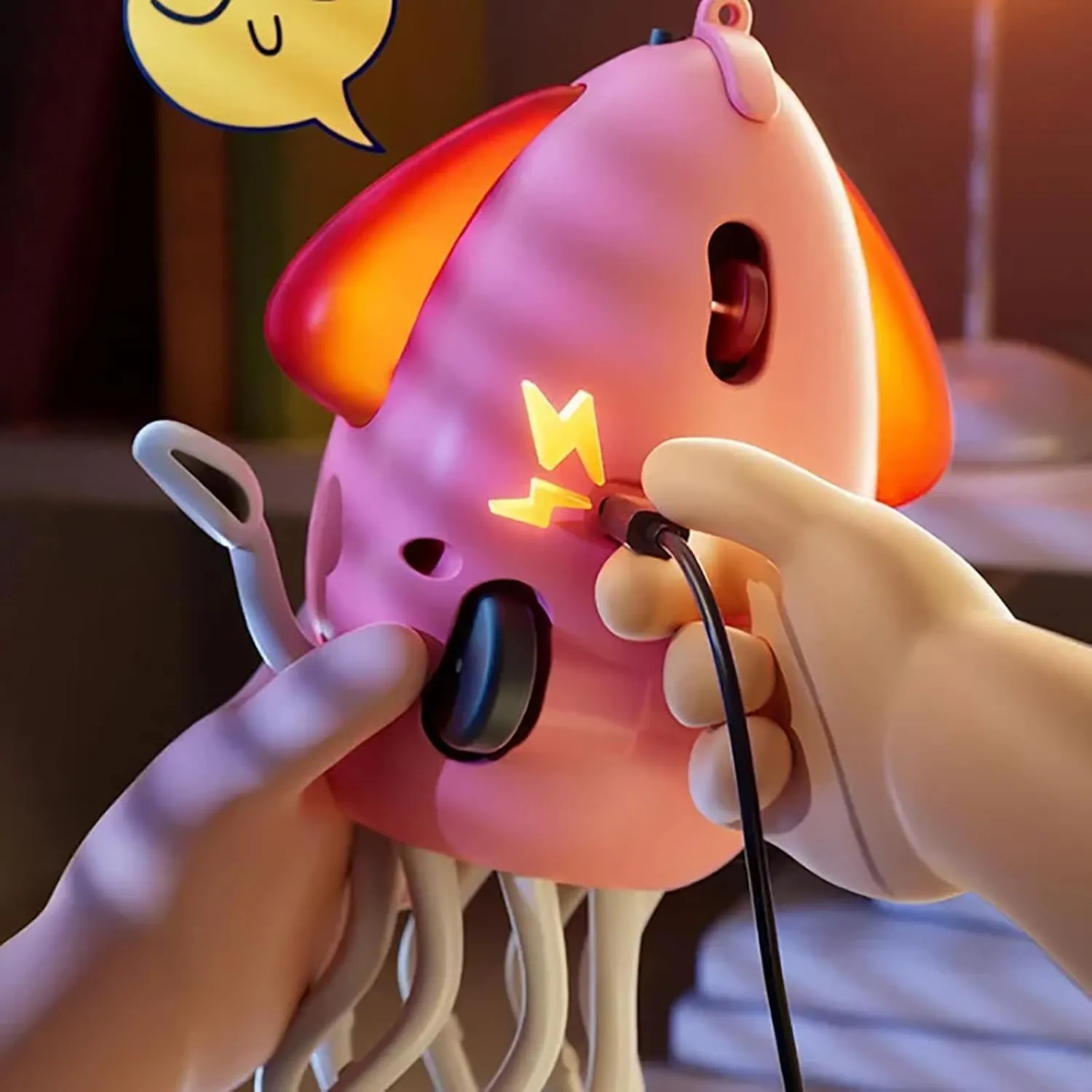 Electric Crawling Octopus Toy, Magic Dancing Octopus Tummy Time Toy, Auto Avoid Obstacles, 8-Leg Wiggly Robotic LED Light up Dancing & Music, Interactive Fun (Pink)