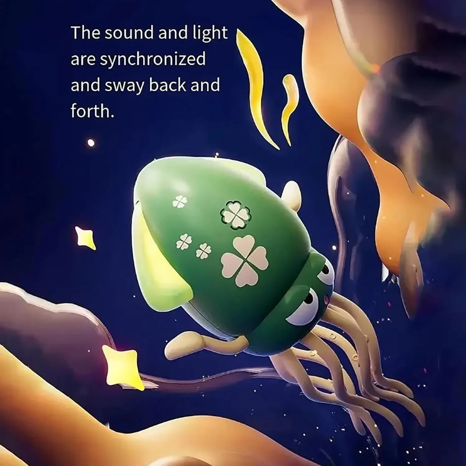 Electric Crawling Octopus Toy, Magic Dancing Octopus Tummy Time Toy, Auto Avoid Obstacles, 8-Leg Wiggly Robotic LED Light up Dancing & Music, Interactive Fun (Pink)