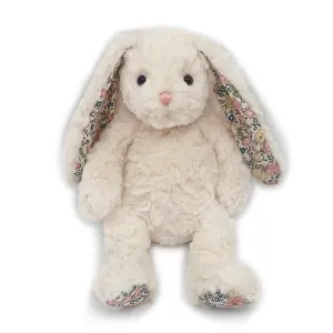 Faith Cream Floral Plush Bunny