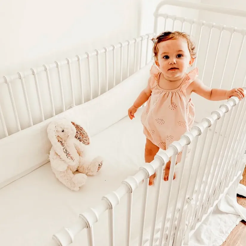 Faith Cream Floral Plush Bunny