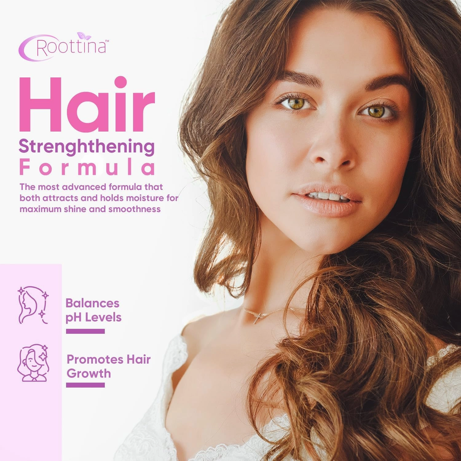 Fights Hair Loss – Roottina Daily Routine Shampoo and Conditioner for Women Hair Loss with DHT Blocker, Formulated for Thinning Hair & Hair Growth Support, Infused with Natural Oils (16 fl oz x 2)