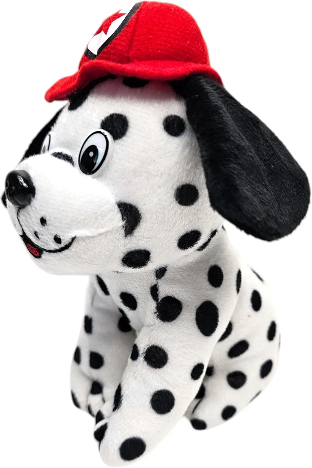 Firefighter Dalmatian Plush (6 Pack) (7 Inch) Stuffed Dog with Firefighter Helmet Carnival Prize (Dalmatians, 6, Count)