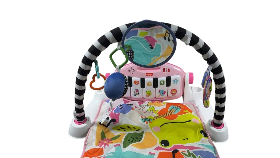 Fisher Price Glow And Grow Kick And Play Piano Activity Mat, Pink