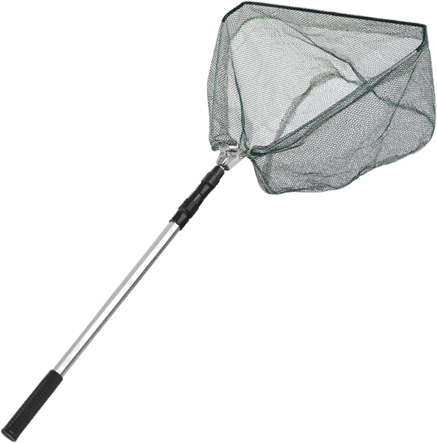Fishing Net - Portable Fishing Net, FoldableCollapsible Telescopic Fish Landing Net | Wear Resistant Fishing Net with Handle, Durable Nylon Material Mesh Landing Net for Easy Fish Catching