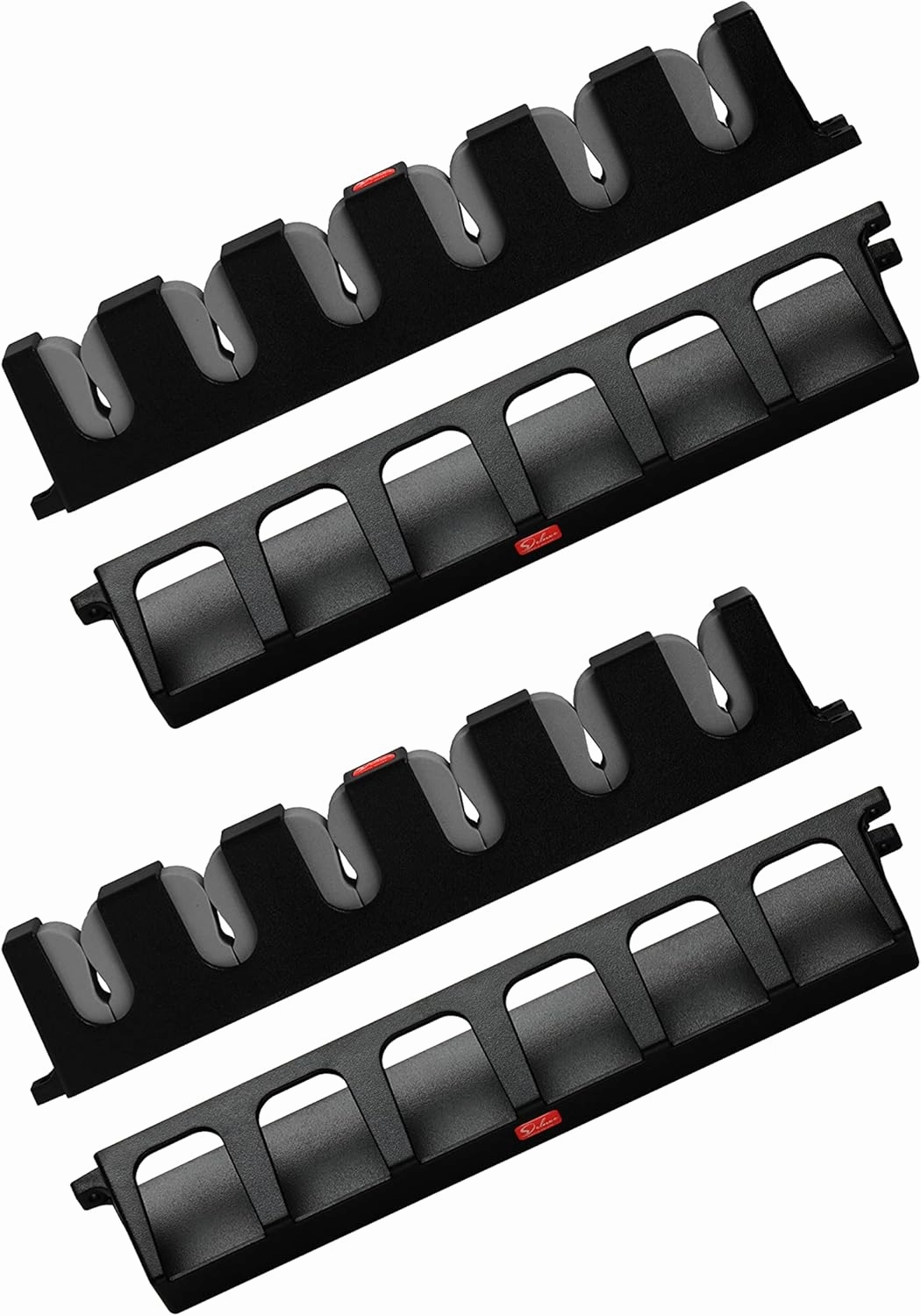 Fishing Rod Holders Wall-Mounted – Simple Deluxe Fishing Rod Rack, Fishing Pole Holder & Rack, Fishing Pole Holders Grey