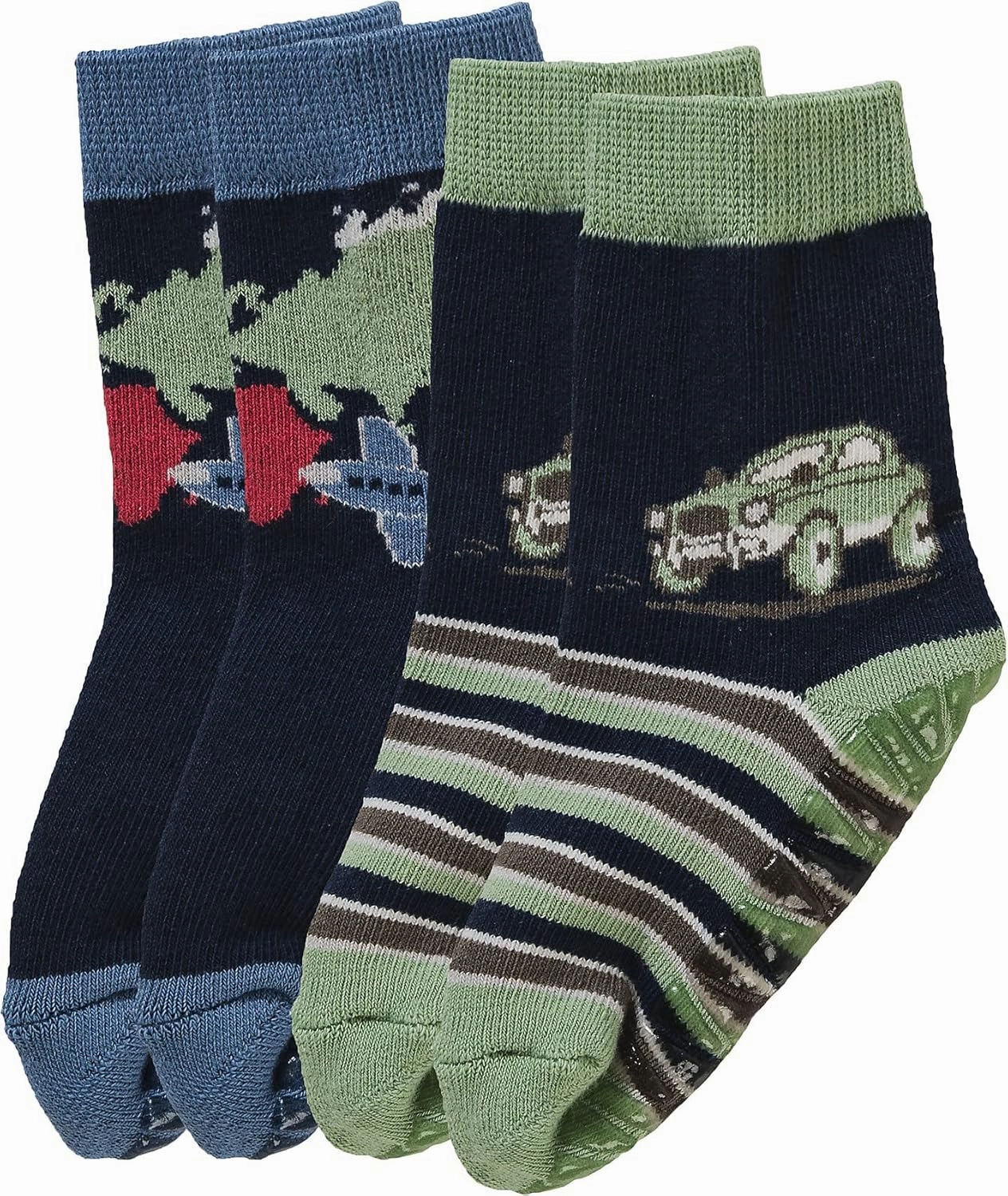 Fli Fli Air Double Pack Car Planet Baby Boys Stockings