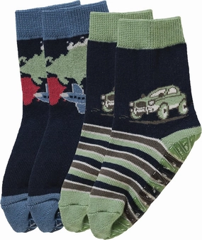 Fli Fli Air Double Pack Car Planet Baby Boys Stockings