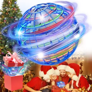 Flying Orb Ball, 2023 Cosmic Globe Galactic Fidget Spinner Ball, 360° Rotation Hand Boomerang Hover Ball, Fidget Flying Spinner Toys for Age 6 7 8 9 10  Years Old Boys Girls Teens