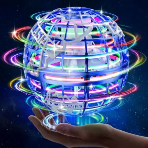 Flying orb Ball 2025 Upgrade Hover Boomerang Ball 6 Lighting Effects Cool Toys for Kids Teen Adults Indoor Outdoor Flying Ball Toy